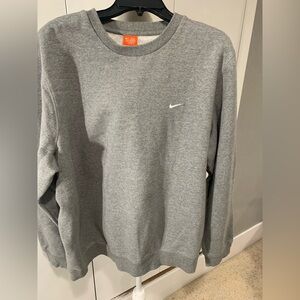 Nike Men's Classic Gray Crewneck Sweater